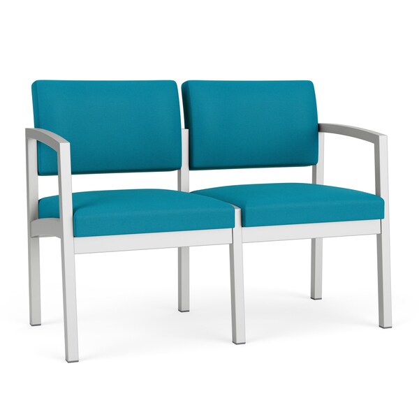 Lesro Lenox 2 Seat Tandem Seating W/ No Center Arm, 43.5 in W 24.5 in L 32 in H LS2101 - main